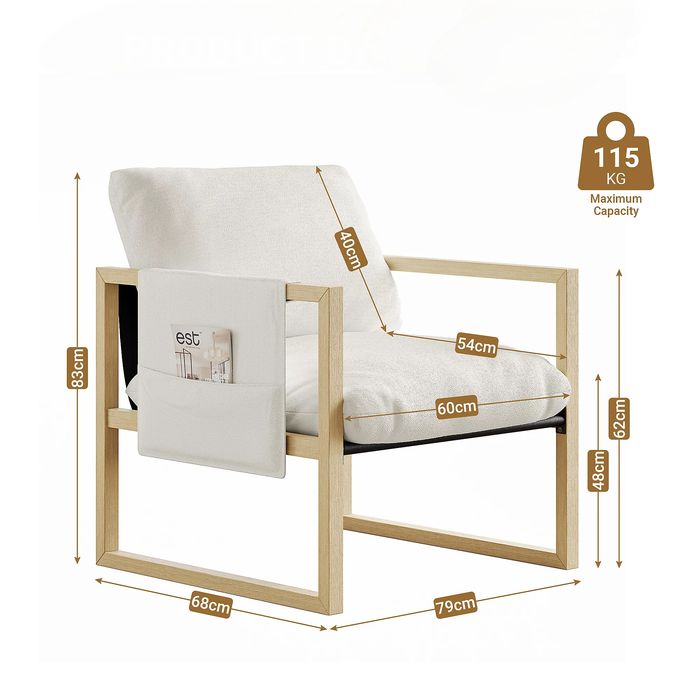 Fotel akcentowy Sherpa