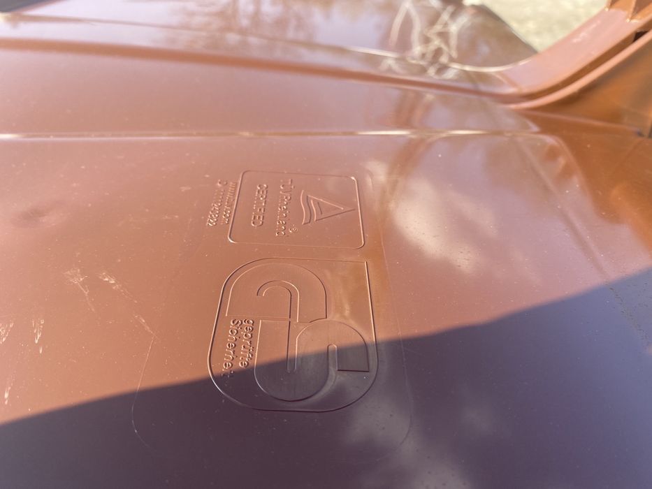 Pojemnik kosz kubeł śmietnik 1100l na bio odpady zielone eko śmieci