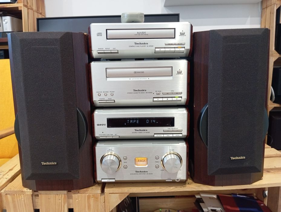 Wieża Technics SE-HD560 + ST-HD560 + RS-HD560 + SL-HD560 + głośniki SB-HD560 + pilot EUR7702010