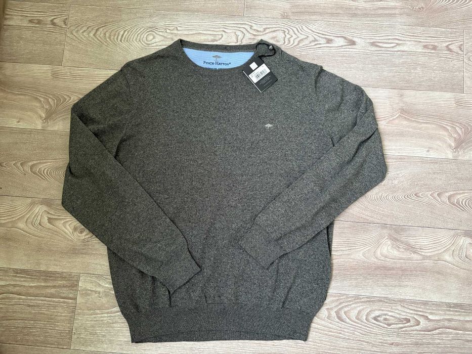 Джемпер fynch-hatton з бавовняного трикотажу р.l-хl