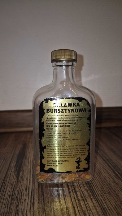 Sprzedam bursztyny w buteleczce na nalewkę