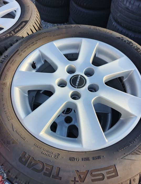 Felgi Borbet + opony 215/60 R16 ,5x108 Ford