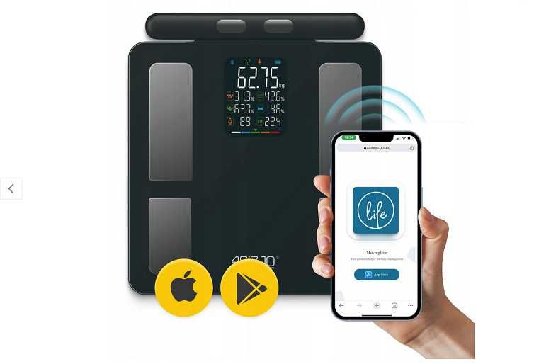 ваги аналітичні електронні 4FIZJO BMI GLASS SMART