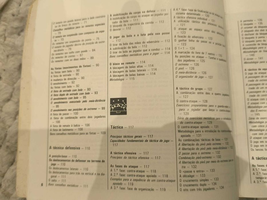 Livro "O Andebol - Técnica - táctica - metodologia" de Karl Martini