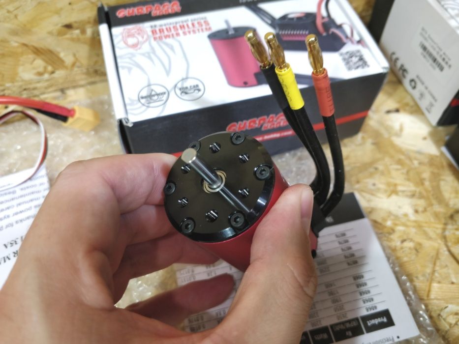 RC БК система мотор регулятор 1/8 4S, 6S (traxxas arrma losi hpi hsp)