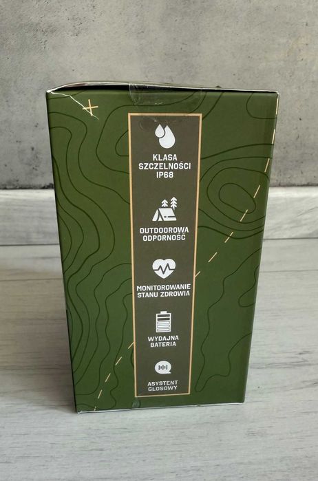 NOWY smartwatch zegarek zielony SW-120 outdoor wild trek