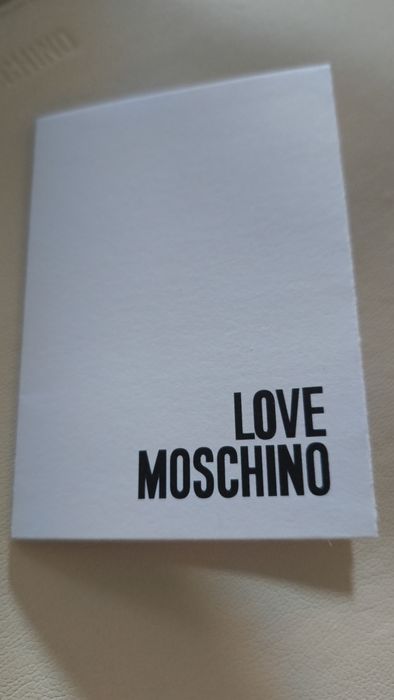 Torebka Love Moschino kremowa złote elementy