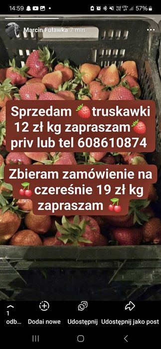 Sprzedam truskawki