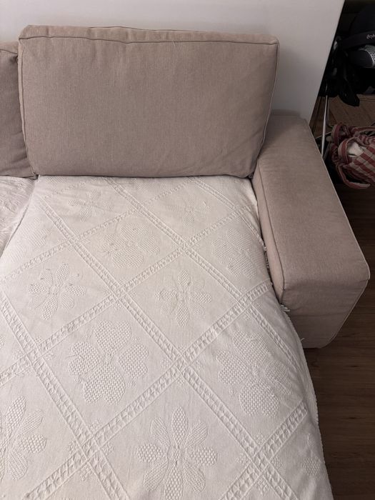 Chaise Long LIVIK IKEA + Capa Tallmyra bege