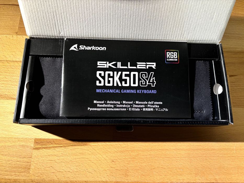 Sharkoon Skiller SGK50 S4 Kailh Blue klawiatura gamingowa mechaniczna