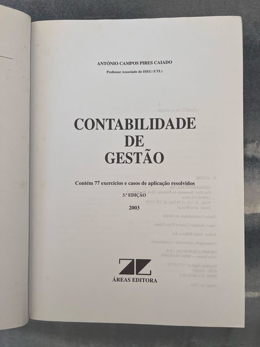 Livro Contabilidade de Gestão