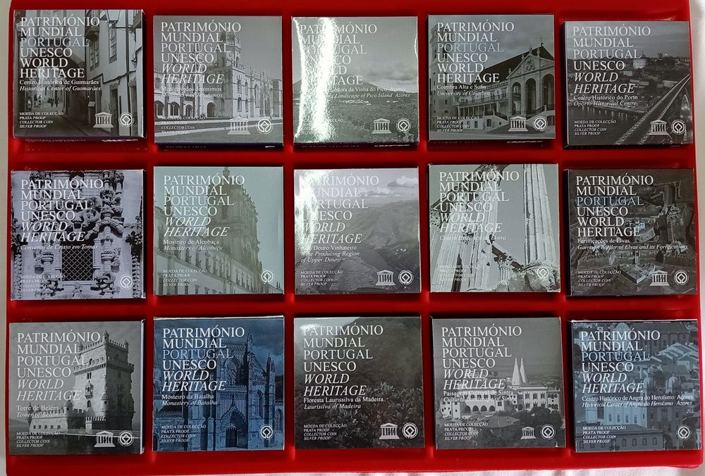 Moedas prata Proof portuguesas