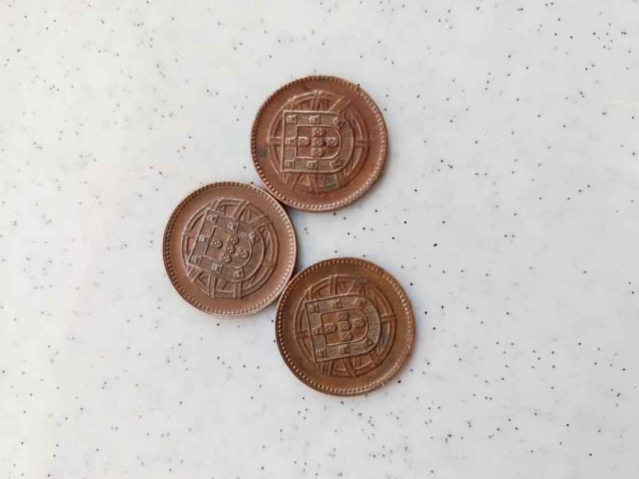 3 Moedas de 2 centavos 1918