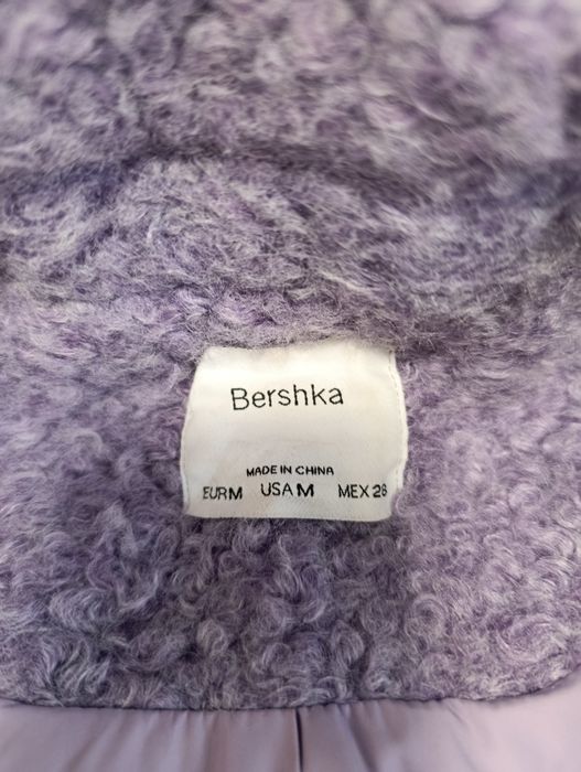 Пальто овечки чорне і фіолетове