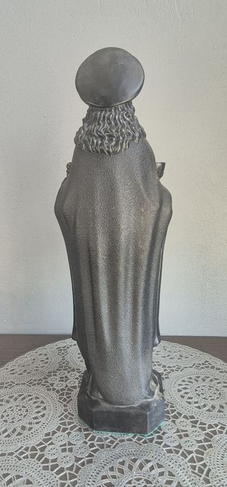 Duża figurka św. Barbary z grafitu 40cm