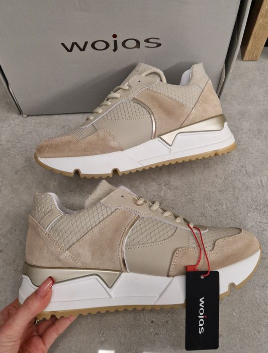 Buty damskie wojas skóra naturalana r. 40 nowe sneakersy