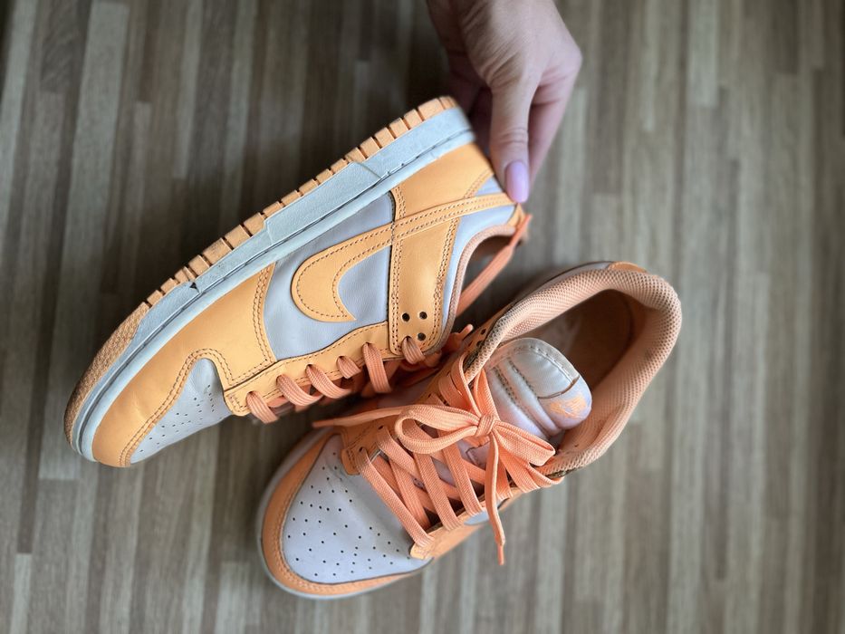 Nike dunk pomaranczowe biale