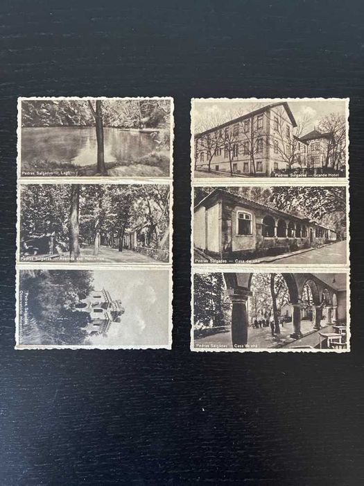 Par de Tiras Desdobráveis Antigas Termas de Pedras Salgadas - Ed. Casa Pereira Porto