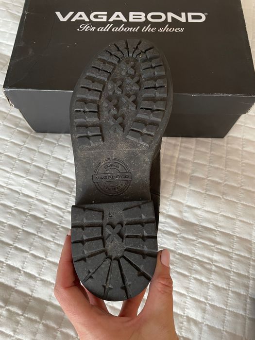 Vagabond bikery botki pantofle męskie 41 skóra naturalna 26,5-27 cm