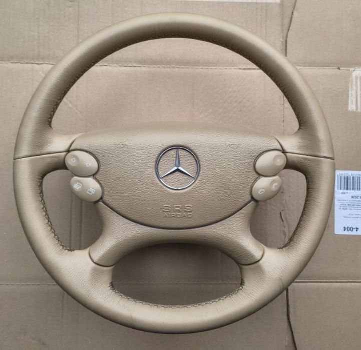 Poduszka kierownicy Mercedes Benz W219 W211 Żółta Kremowa  CLS E-class