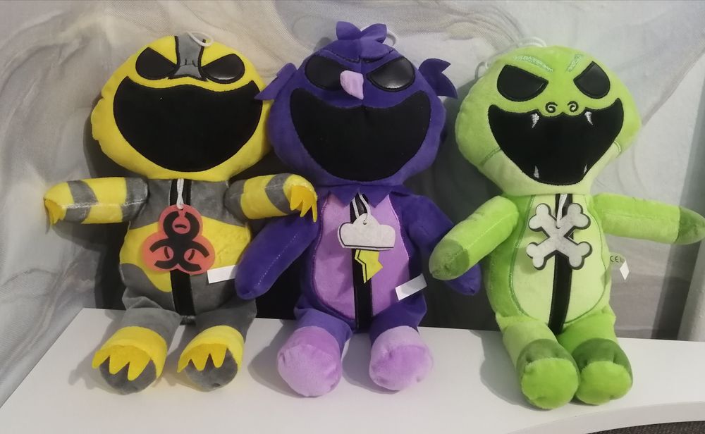 Кошмарні звірі Nightmare critters Піанозавр Ярнабі Poppy Playtime 4