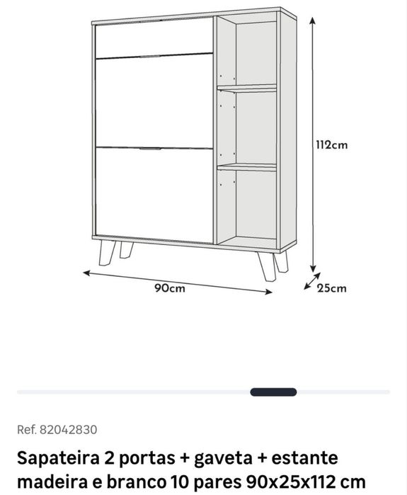 Sapateira para entrada