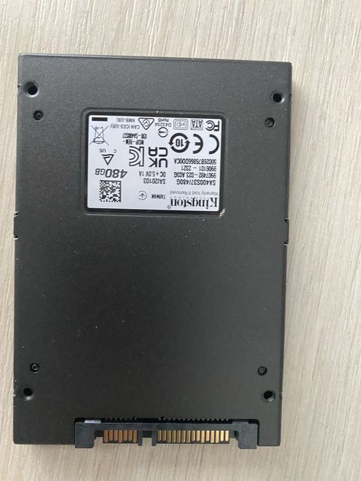Ssd Kingston 480 gb новий