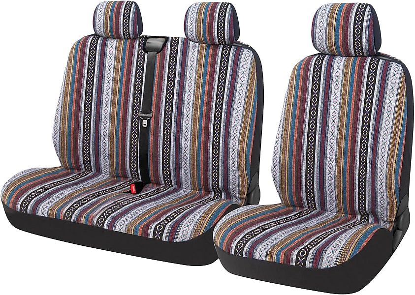 Pokrowce Samochodowe 2szt Uniwersalne Baja Koc Etniczne AUTOYOUTH Airb