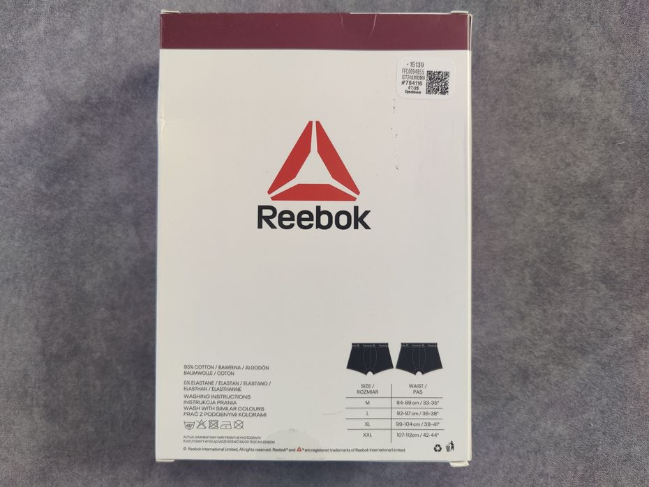 Bokserki Reebok XL 2pak