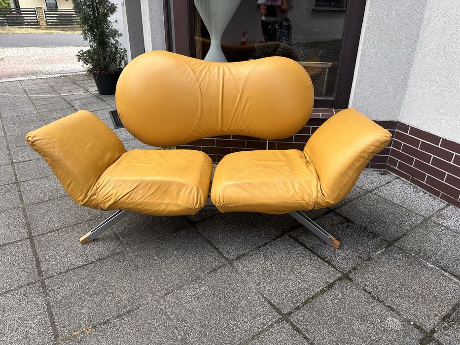Bonaldo sofa Arnold. Postmodernizm lata 80-te. Skóra. Dwuosobowa.