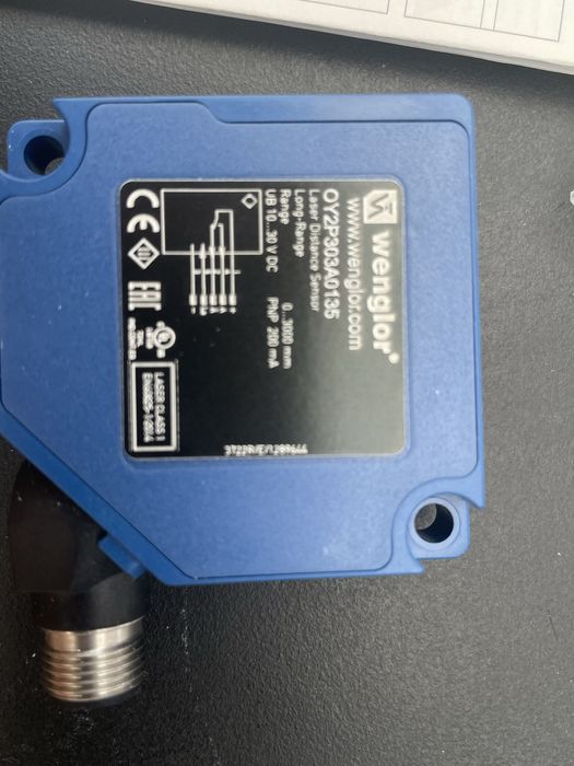 Sensor laser de distância Weglor