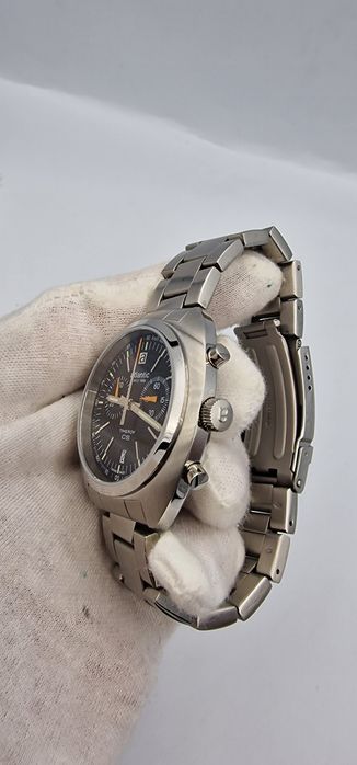 Atlantic Timeroy CS Chrono - Black - szafir, bransoleta - Swiss Made