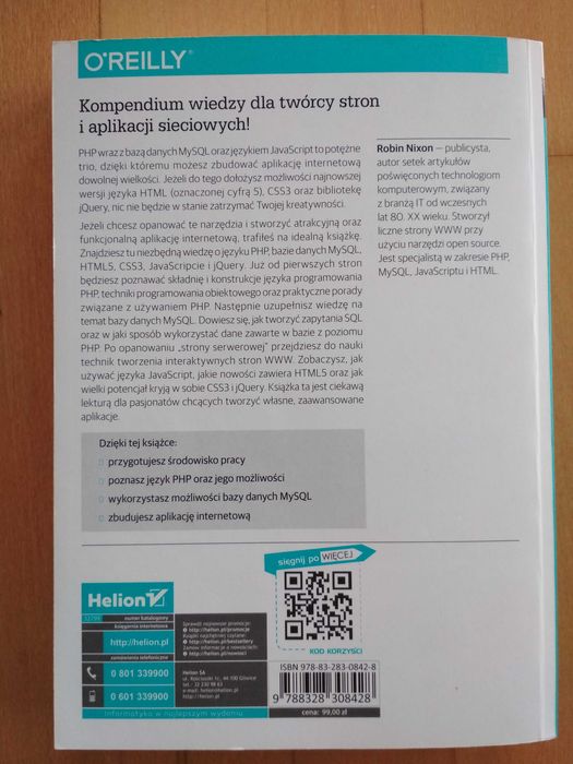 PHP MySQL i JavaScript Wprowadzenie Robin Nixon