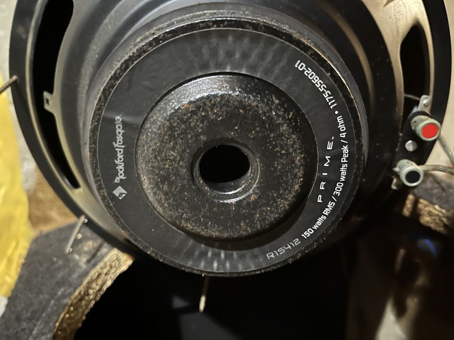 Сабвуфер з динамікол rockford fosgate r15412