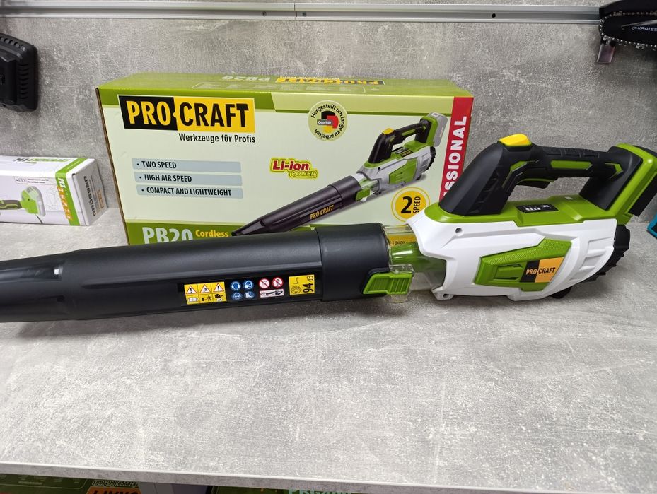 Акумуляторна повітродувка Procraft PB20 (без АКБ та зп)
