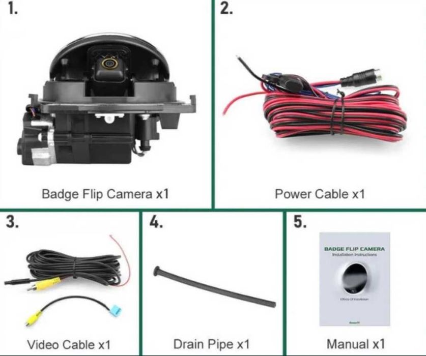 Камера заднього виду для flip заднего вида VW Passat CC, Arteon, Golf