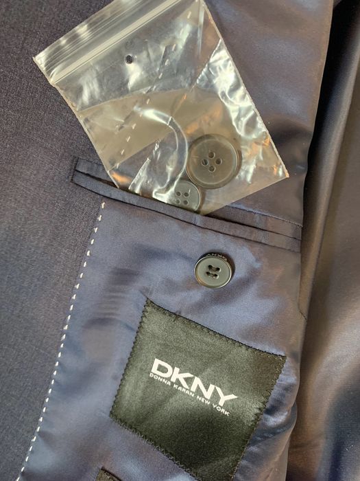 Oryginalny garnitur DKNY 100% wełna Superfine Wool Super 100%