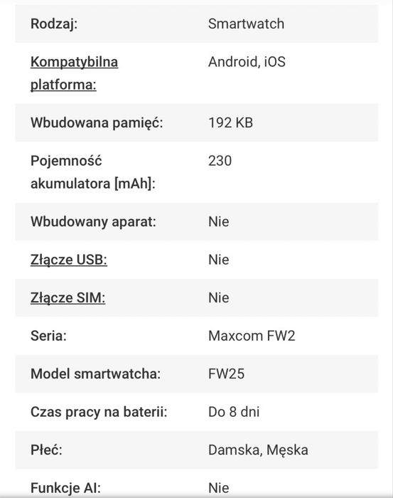 Nowy smartwach ocygen PRO