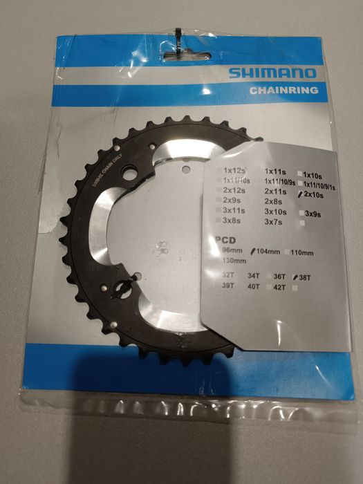 Звезда Shimano XT M785 38t 104 bcd