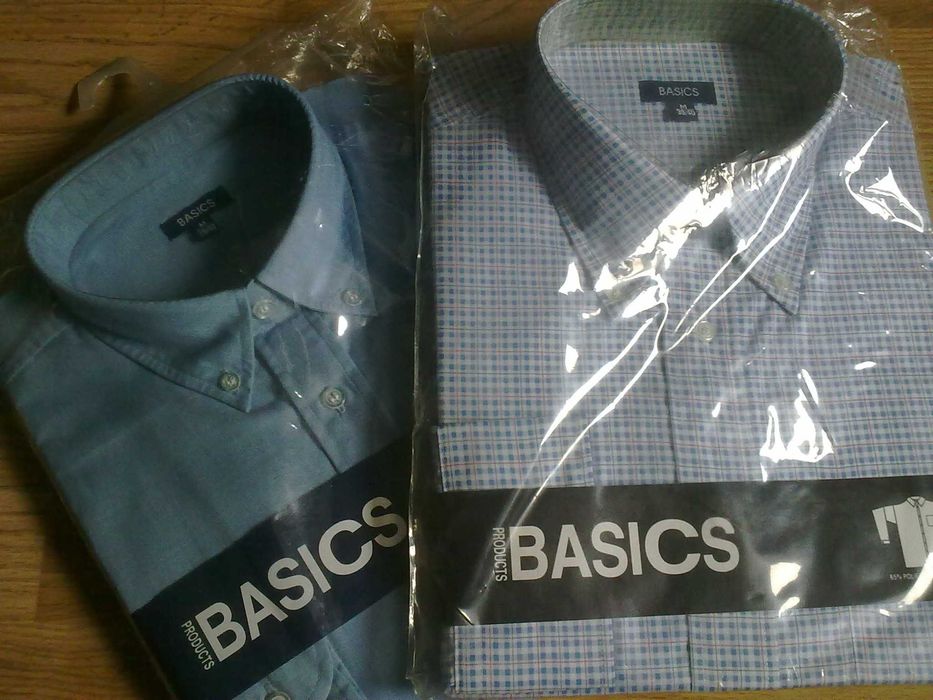 Camisas (2) Manga comprida, masculina (NOVAS)