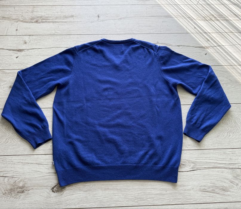 Sweter wełniany  lambswool  Morley r.XL klasyczny V-neck