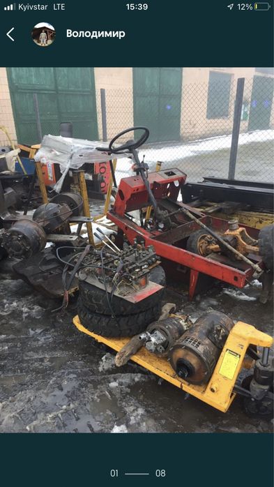 Розборка шрот Балканкар ЕВ717 2т (ЕВ687, ЕВ735) електропогрузчик кара