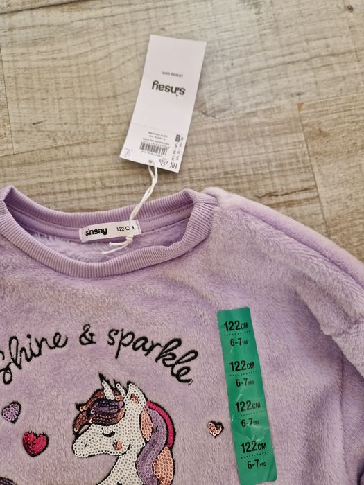 Светрик дитячий Sinsay 122см фіолетовий