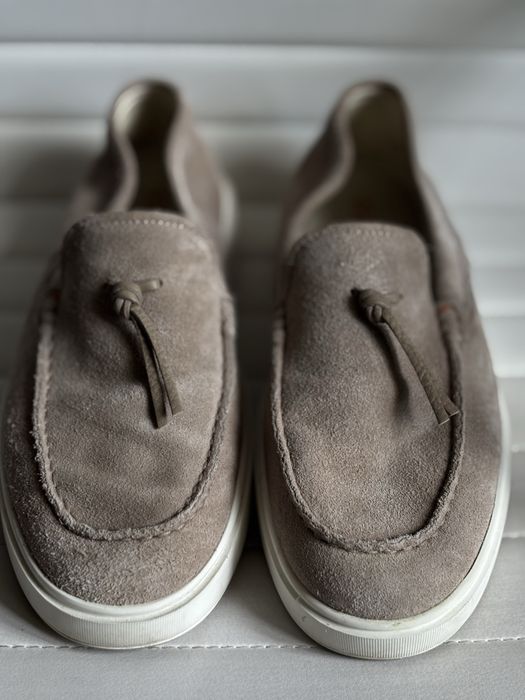 Лофери бежеві Santoni
