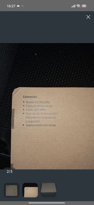 Router ZTE G5B2, novo modelo