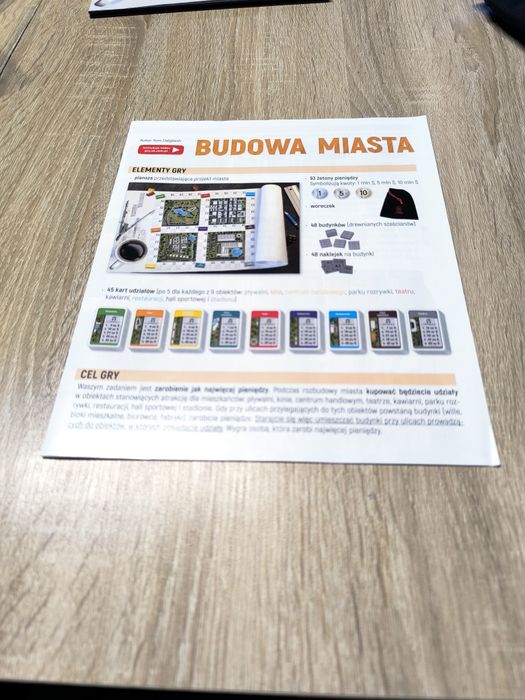 Budowa miasta gra planszowa