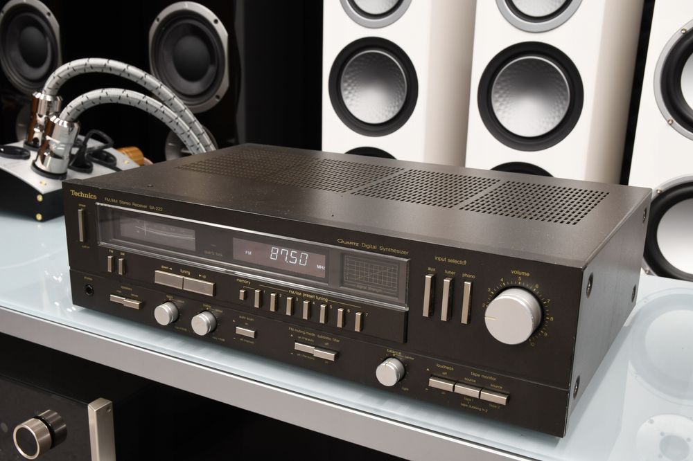 wzmacniacz amplituner stereo Technics SA-222 całkowicie sprawny!