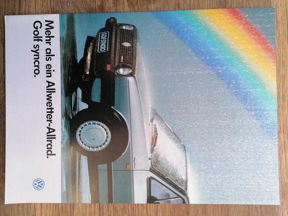 Prospekt VW Golf II Syncro