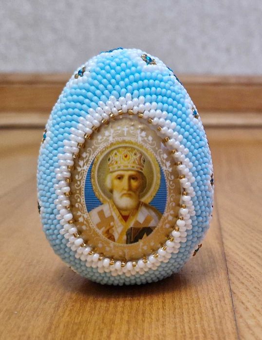 Великоднє яйце з бісеру