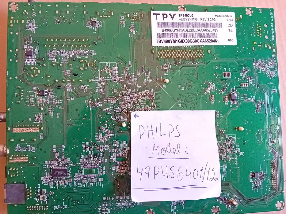 placa de vidio tv   PHILIPS 49pus6401|12